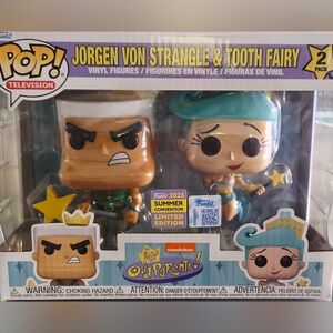 SDCC 2025 Exclusive Funko Pop! Jorgen Von Strangle & Tooth Fairy 2-Pack New